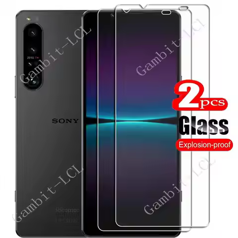 2PCS FOR Sony Xperia 1 V 6.5" Tempered Glass Protective ON Xperia1V 1IV 1III 1II III II IV Xperia1IV