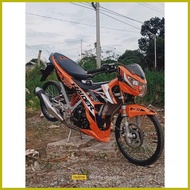 ∱ ◷ ✉ RAIDER 150 FI STOCK DECAL 2021 (BLUE)
