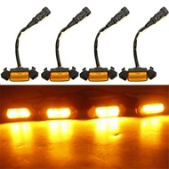 Waterproof Amber LED Front Grille Lighting Kit For car 2016-2020 Toyota Tacoma Fso police lights Fso