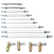 M8 80mm-280mm Steering Tie Rod kit Ball Joint For 49cc 50cc 2 Stroke Electric Mini Kids ATV Go Kart 