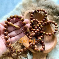 Original Kokka Kaukah Prayer Beads with Asmaul Husna Carving 99 Beads 12mm – Original Water Sinking 