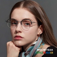 [RECLOW] Korean Reclow eyeglass frames, cool black and white Reclow FB184 eyeglasses