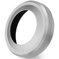 Haoge ชุดฮู้ด2in1โลหะทุกชิ้นเลนส์แบบบางพิเศษพร้อมแหวนรองเลนส์กล้องถ่ายรูปสำหรับ X100VI Fujifilm Fuji