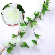 1pc 2.3m Silk Roses Ivy Flower Vine Artificial Flowers Green Garland for Home Wedding Garden Decorat
