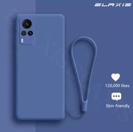 CASE VIVO X60 X60 PRO DOFF TALI LANYARD SILIKON COVER CASING HANDPHONE SOFTCASE