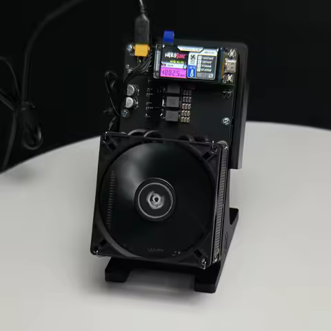 Brand New Bitaxe NerdQaxe++ Rev6.1 100W Air Cooling BTC Mining Machine Nerd Miner SHA-256 Bitcoin As