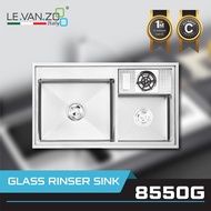 【8550G】LEVANZO Kitchen Sink Glass Rinser Series