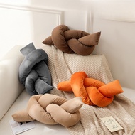 Decorative Knot Pillow, Soft Nordic Plush Cushion, Cozy Sofa Throw Pillow
