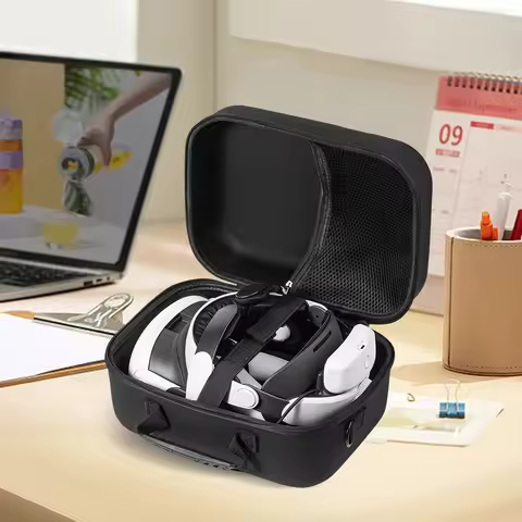 Travel Carrying Case for Meta Quest 3 and BOBOVR M3 PRO Elite Strap Ideal for Home and Travel Storag