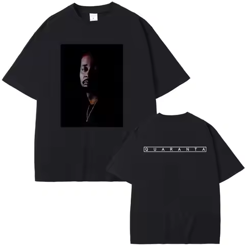 Rapper Danny Brown Quaranta Album Graphic T-shirt Men Women Hip Hop Fashion Oversized Short Sleeve T