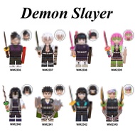 WM2336-2343 Demon Slayer Action Figure Kamado Tanjirou Kamado Nezuko Agatsuma Zenitsu Kibutsuji Muza