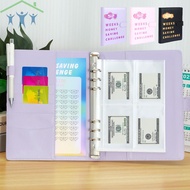 52 Week Money Saving Challenge Binder Reusable PU Budget Binder Book with Cash Envelopes Portable Mo
