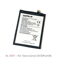 BL-39Li 39LT 49FT 44CT Suitable for Sound Transmission Tecno Mobile Phone Battery 46BT 49LT 49OT