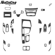 For BMW X1 F48 X2 F39 2016-2021 Carbon Fiber Radio AC CD Shift Water Cup door Panel Car Interior Acc