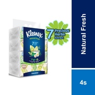 Kleenex Facial Tissue Soft Pack Natural Fresh  2 PLY (160's x 4)
