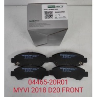 ORIGNAL Front Dics Brake Pad Set Perodua Myvi D20N (2017-2020) Part No. 04465-20R01