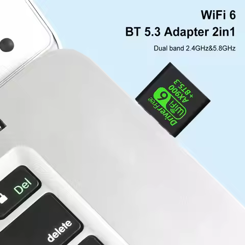 1-6PCS USB WiFi 6 Bluetooth 5.3 Adapter 2 in 1 Dongle Dual Band 2.4/5.8GHz Mini USB WiFi Network Wir