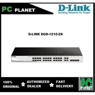 D-Link 28-Port Gigabit Web Smart Switch + 4 Gigabit SFP Ports (DGS-1210-28)
