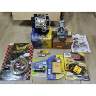 SET RACING EX5 HIGHPOWER HP COMBO 8IN1 53MM 56MM ESPADA NSR150 28MM CAMSHAFT CDI COIL PLUG NGK G POW