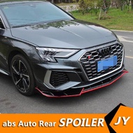 For Audi A3 Front shovel Body kit spoiler 2021-2022 For Audi A3 -SC ABS Rear lip spoiler front Bumpe