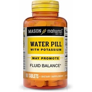 Mason Natural Water Pill with Potassium and Calcium, Supports Fluid Balance, Helps Relieve Bloating 