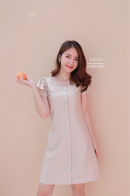 Techinee_Jasmine dress เดรสแขนระบาย