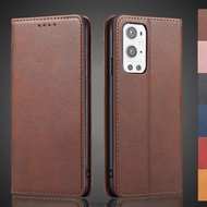 Magnetic attraction Leather Case for Oneplus 9 Pro / One plus 9Pro / 1+9 Pro Holster Flip Cover Wall