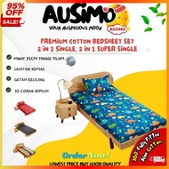 #CBSD AUSIMO 880TC HOT SALE SINGLE SIZE FITTED BEDSHEET/ BED SHEET SINGLE/ CADAR TILAM SINGLE BUJANG