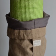 亚麻瑜伽垫包,瑜伽垫盖,健身房,瑜伽配件,等等。