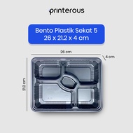 Mika Bento Sekat 5 / Lunch Box Mika Bento / Bento Box Sekat 5