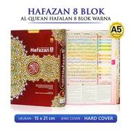 Al Quran Hafalan Hafazan 8 Blok A5 Alquran Terjemah Rasm Utsmani Tajwid Warna