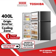 Toshiba 400L 2 Door Inverter Refrigerator GR-RT468WE-PMY(06) Peti Sejuk 2 Pintu