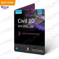 24/7 Online License Key Civil 3D 3 Year Subscription 2025/2024/2023/2022 For PC AutoCAD Drafting Dra