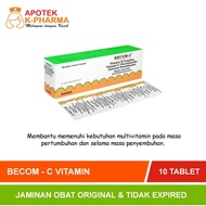 Dijual Becom-C Vitamin Isi 10 Tablet Obat Original Sanbe Limited