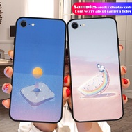 For OPPO A77/A79/A31 2020/A1/A83/F3/F7 Silicon Soft Case Cover with the Ring and Rope