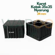 Rubber Protector for Furniture Feet, Table, Chair, Cupboard Rack, Pipe Hole Cover, Iron Block, Hollo