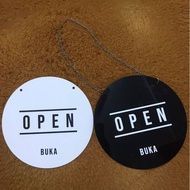 Acrylic Signage Open Close Acrylic Open Close (Round)