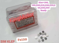 SIM KLEP SHIM KLEP TAPPET HARGA 1 PCS SATRIA FU SUPRA GTR SONIC CBR 150 GSX UKURAN 180 190 200 210 2