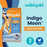 Solid Gold Cat Food Indigo Moon With Chicken & Eggs (Grain Free) - High Protein 3LB (EXP:10 2026)