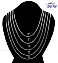 Unisilver 925 Sterling Silver Ladys Necklace (LN385)