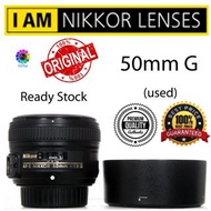 nikon 50mm G f1.8 used . like new