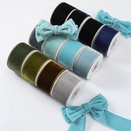 10 Yards & 25 Yards - NP Velvet Ribbon Size 3.8 Cm