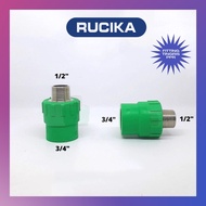 TERHEMAT SDL PPR 3/4" X 1/2" 25 X MALE THREAD JOINT RUCIKA TIGRIS