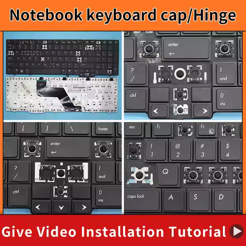 Replacement Keycap Key cap Hinge for Laptop Keyboard FOR HP Compaq Elitebook 8440 8440W 8440P Keyboa
