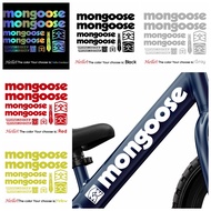 MONGOOSE Bike Frame Set Decals Stickers MTB MORE COLORS VINYL