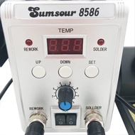 Solder Station 8586 2in1 Electric Soldering Irons Hot Air Gu