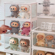 Labubu display box glass pendant storage box blind box doll storage box doll display rack