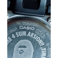 G-5500 petak gemuk limited 1000pcs only collab bathing ape