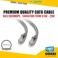 Dintek Cat6 Premium Quality 4 Pair UTP Patch Cord LAN RJ45 1000Mbps Gigabit Network Cable - 1M/2M/3M
