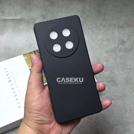 Honor X9C Case Softcase Candy Macaron Square Black Plain Case Honor X9C